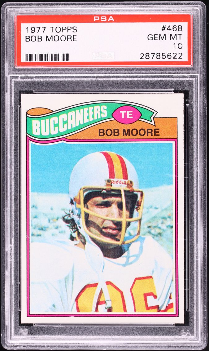 1977 Topps Football Bob Moore #468 PSA 10 GEM MINT