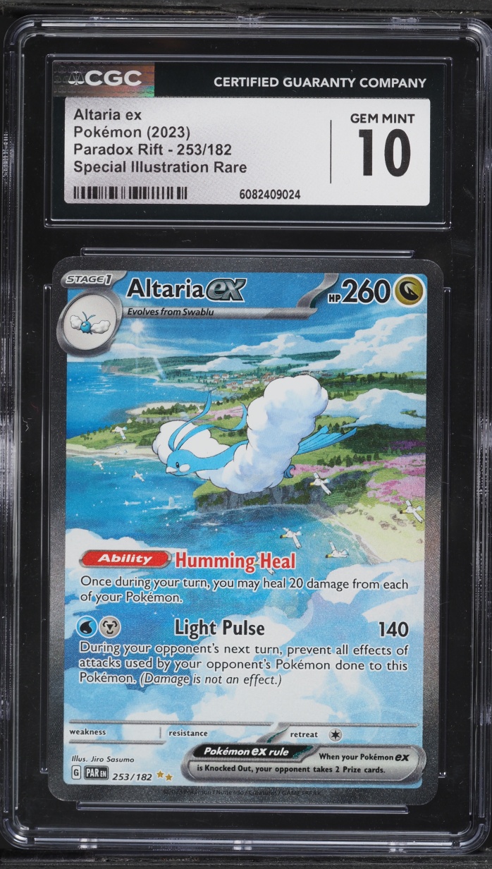 2023 Pokemon Scarlet & Violet Paradox Rift SIR Altaria EX #253 CGC 10 GEM MINT
