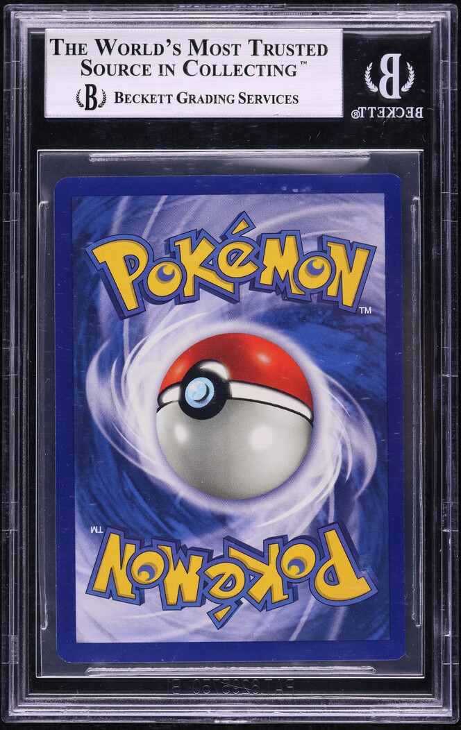 1999 Pokemon Base Set Yellow Cheeks Ghost Stamp Pikachu #58 BGS 9 MINT