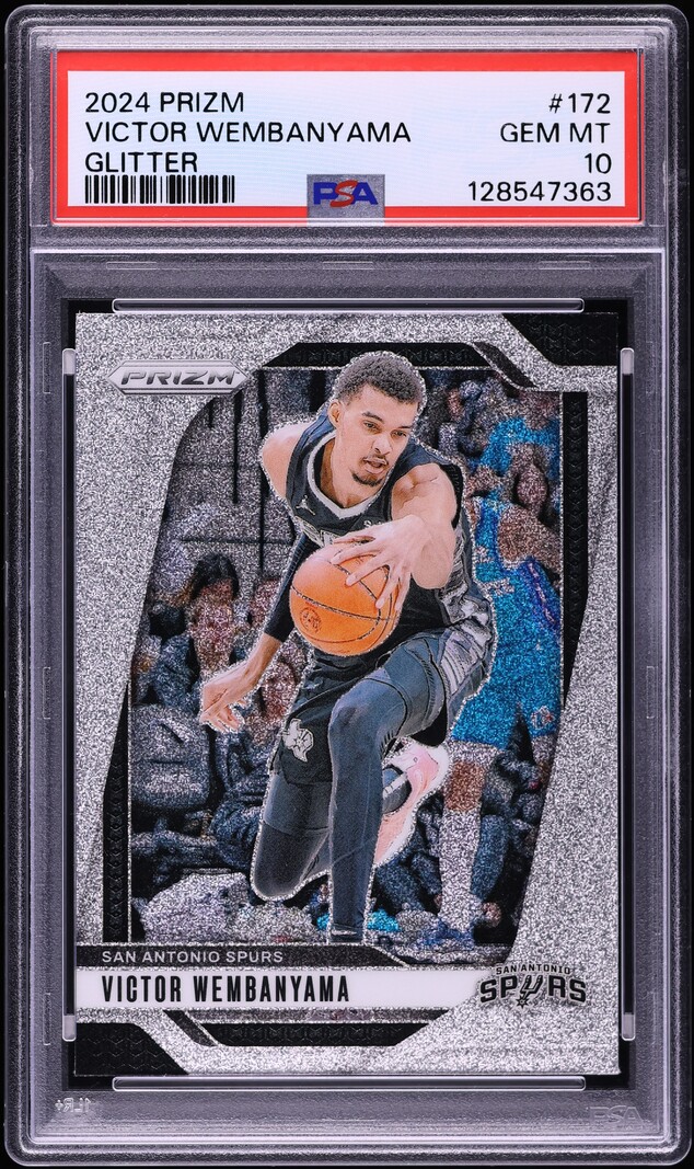 2024 Panini Prizm Glitter Victor Wembanyama #172 PSA 10 GEM MINT