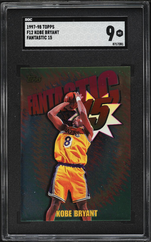 1997 Fleer Thrill Seekers Kobe Bryant #2 BGS 9 MINT on Fanatics