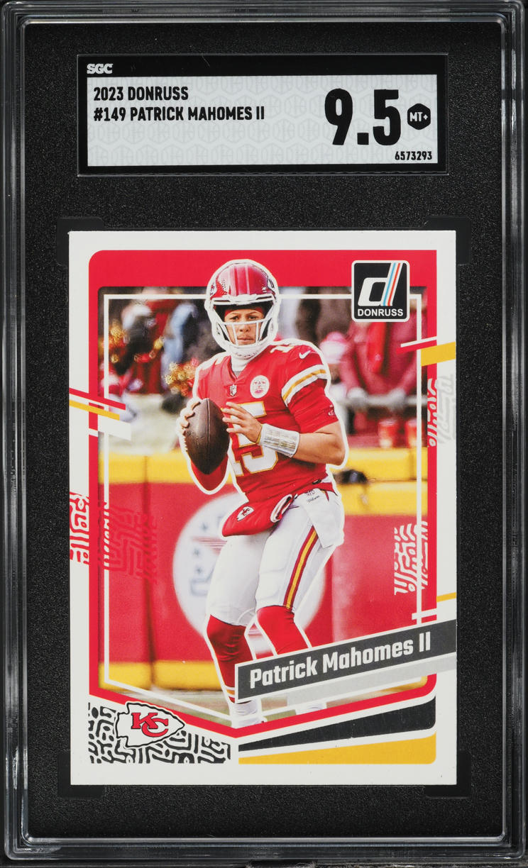 2023 Donruss Football Patrick Mahomes II #149 SGC 9.5 MINT+