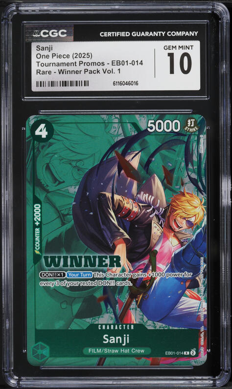 2025 One Piece Japanese Tournament Promo Flagship Battle Winner