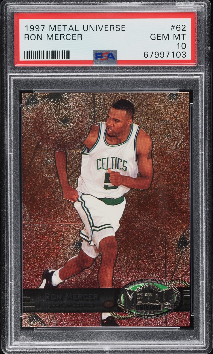 1997 Metal Universe Ron Mercer ROOKIE #62 PSA 10 GEM MINT
