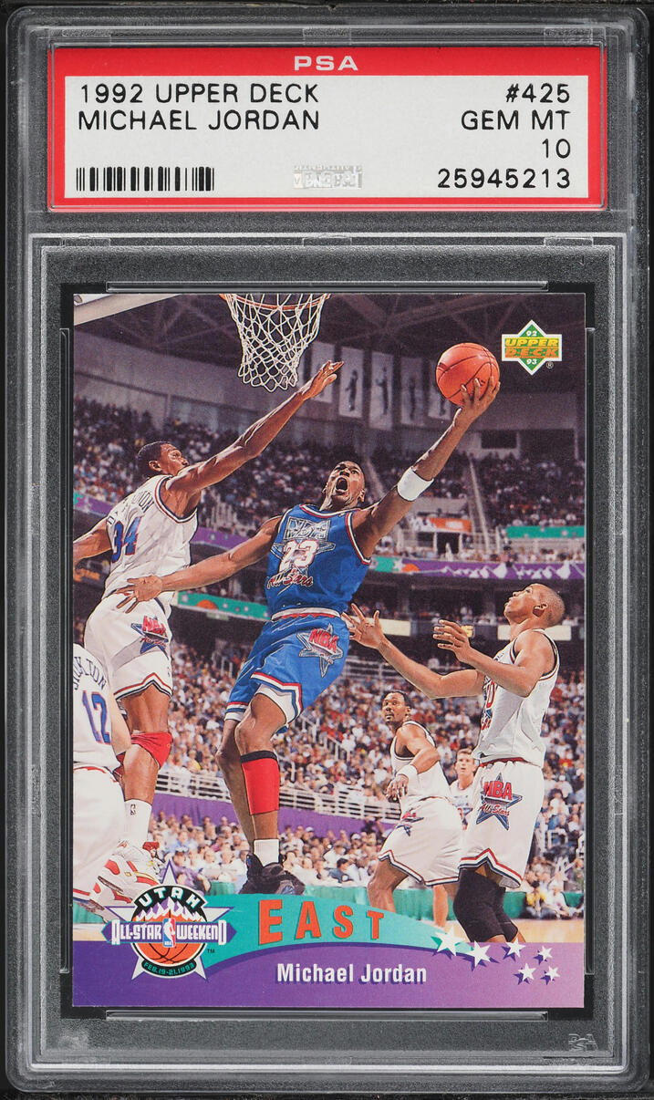 1992 Upper Deck Basketball Michael Jordan #425 PSA 10 GEM MINT