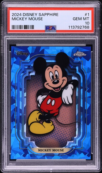 2024 Topps Chrome Disney Superfractor Snow White 1/1 #6 PSA