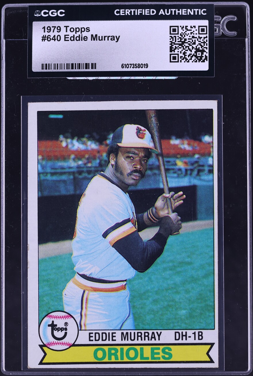 1979 Topps Eddie Murray #640 CGC AUTH