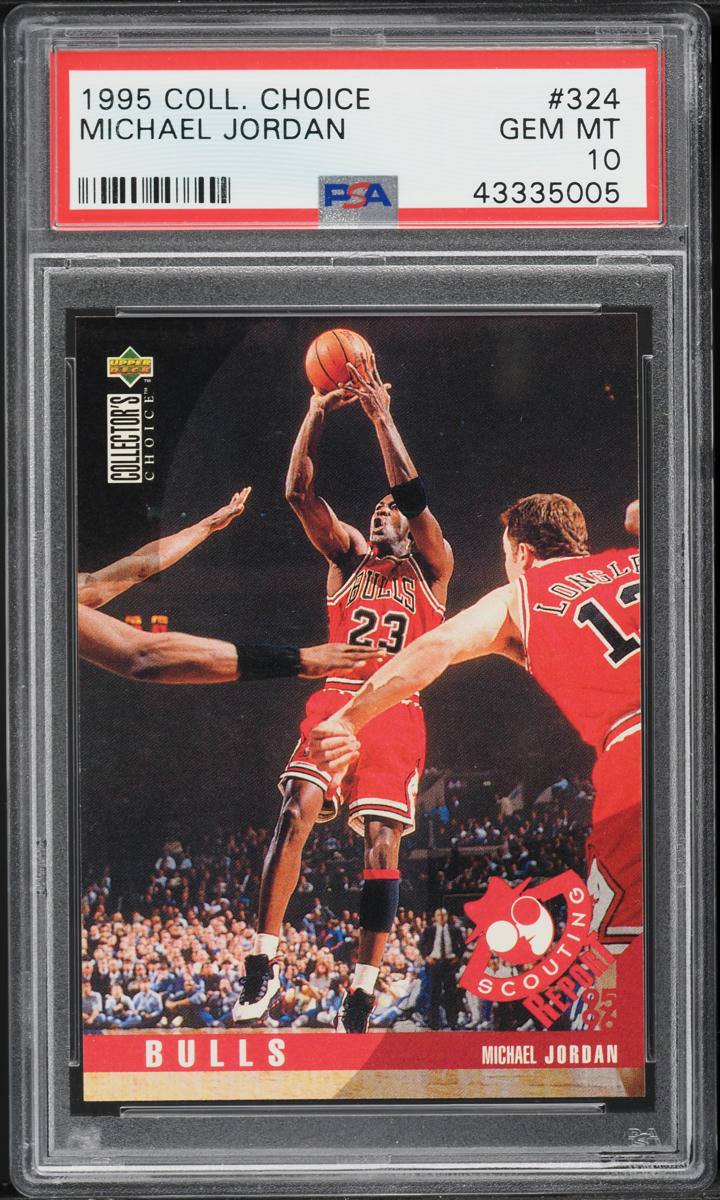 1995 Collector's Choice Michael Jordan #324 PSA 10 GEM MINT