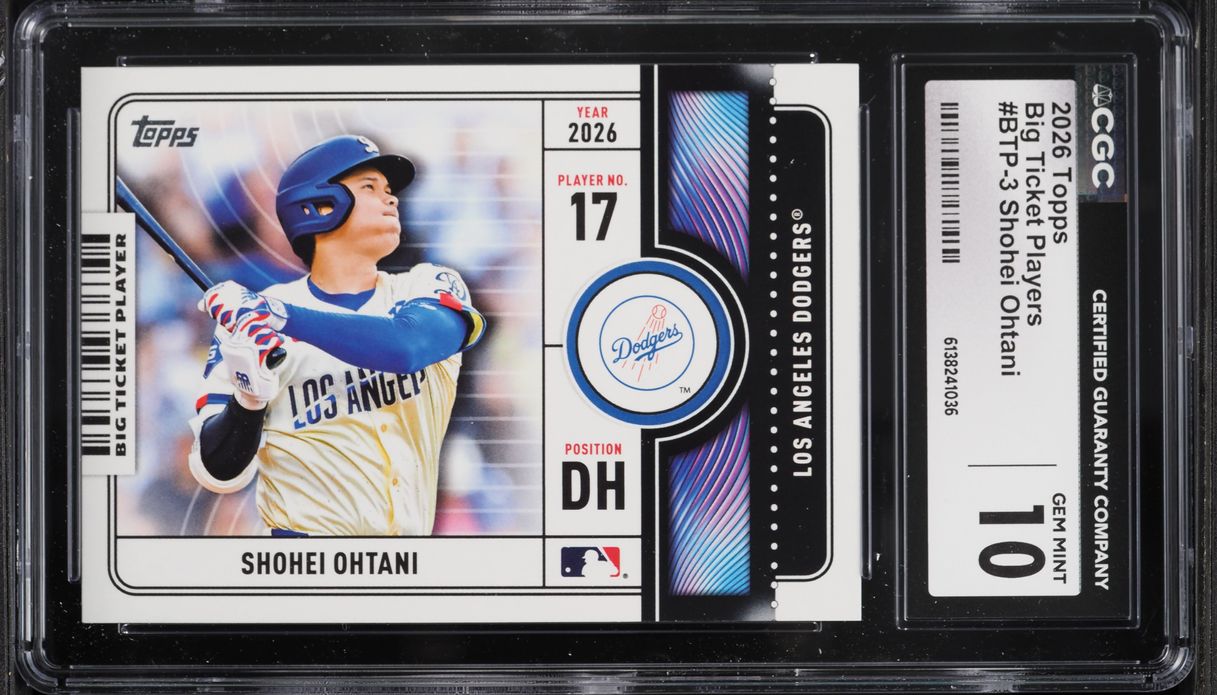 2026 Topps Big Ticket Players Shohei Ohtani #BTP-3 CGC 10 GEM MINT