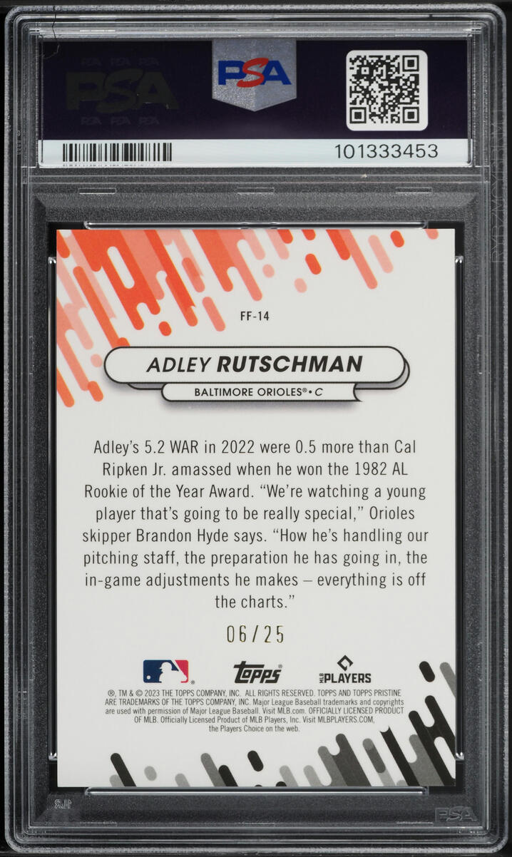 【美品】Adley Rutschman_直筆サイン_シリアル#50_RCカード 美品】Adley Rutschman_直筆サイン_シリアル#50_RCカード 2025年