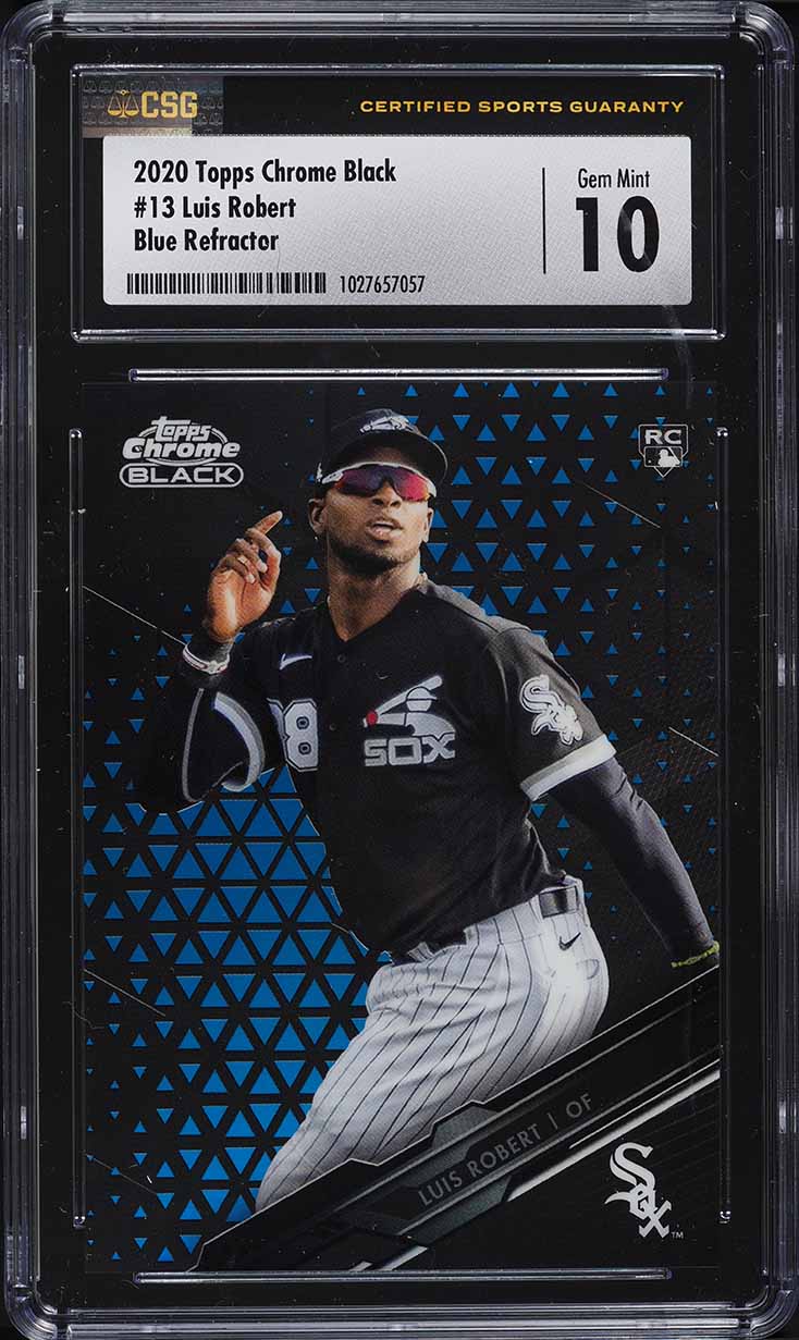 2020 Topps Chrome Luis Robert ROOKIE #60 PSA 9 MINT on Fanatics