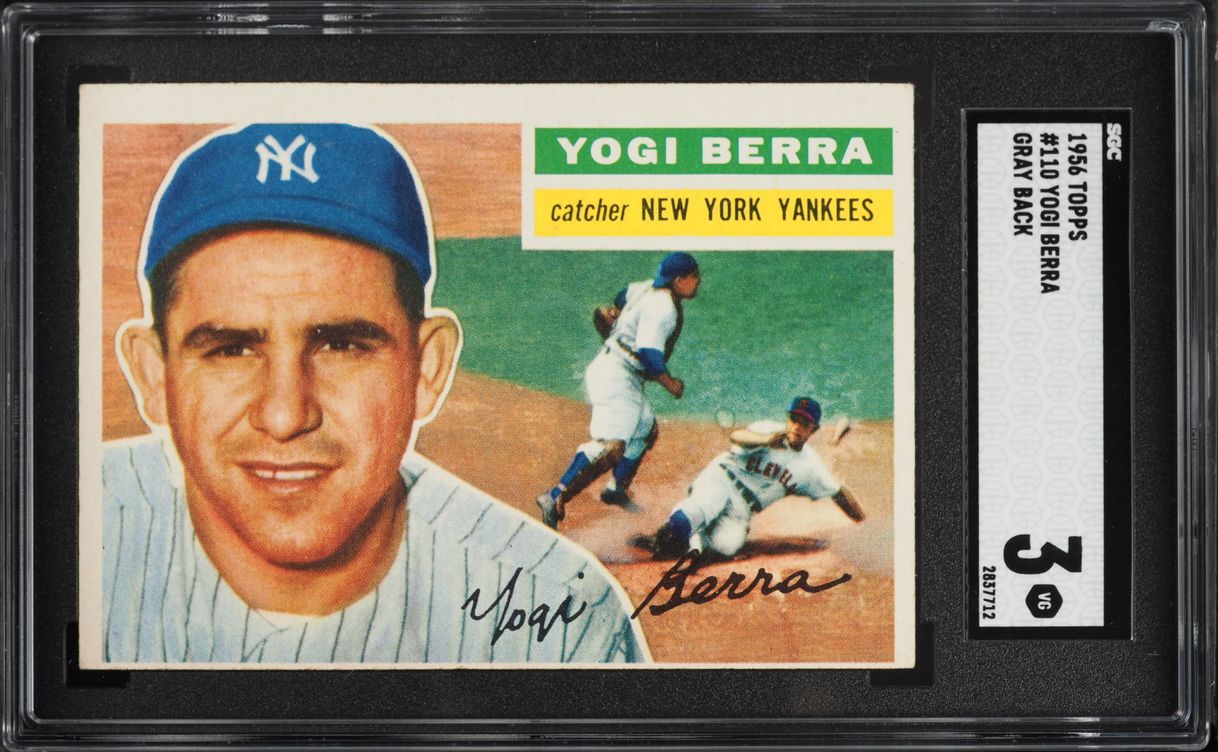 1956 Topps Yogi Berra #110 SGC 3 VG