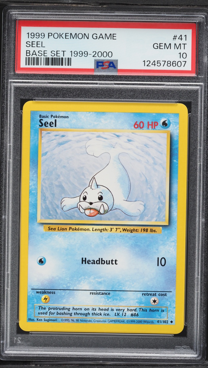 1999-2000 Pokemon Base Set Seel #41 PSA 10 GEM MINT