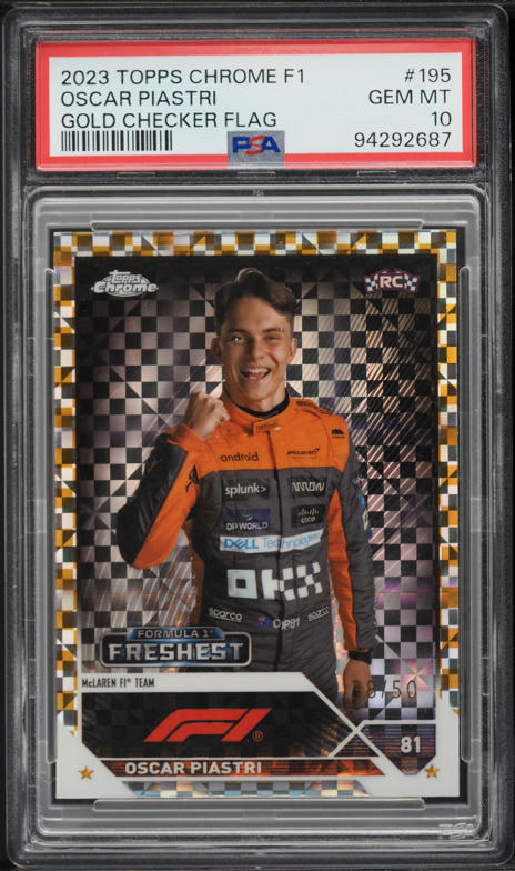 2023 Topps Chrome Formula 1 F1 Refractor Oscar Piastri ROOKIE #40