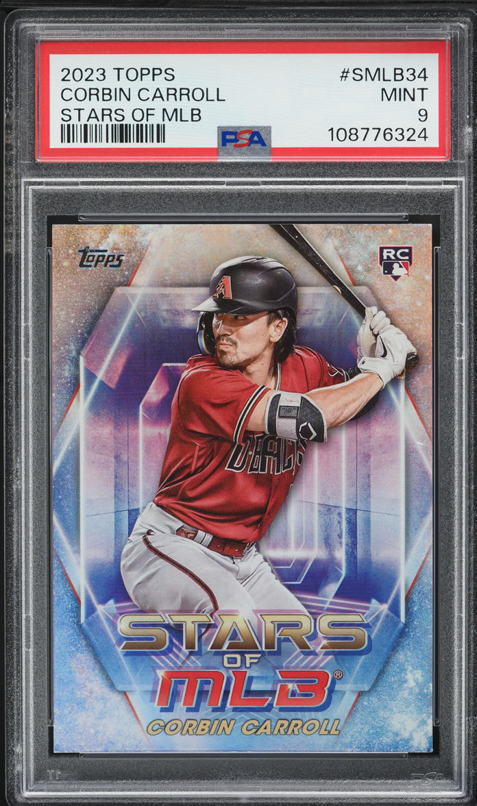 2023 Topps Stars Of MLB Series 2 Corbin Carroll ROOKIE #SMLB-34 PSA 9 MINT