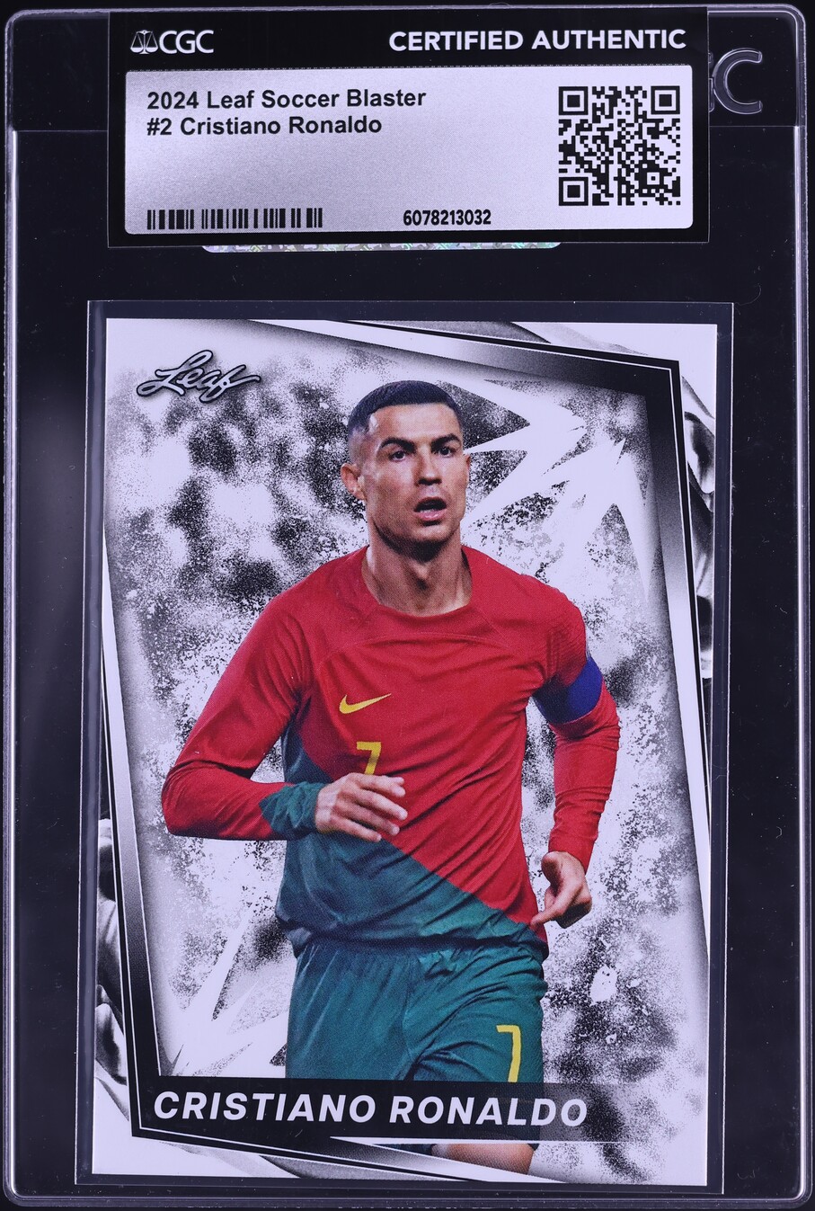 2024 Leaf Soccer Blaster Cristiano Ronaldo #2 CGC AUTH