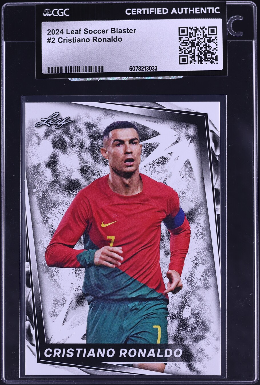 2024 Leaf Soccer Blaster Cristiano Ronaldo #2 CGC AUTH