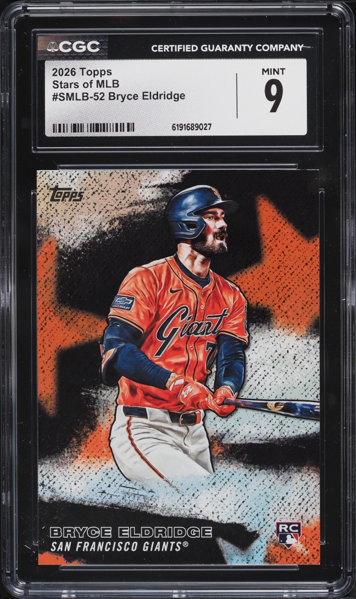 2026 Topps Stars Of MLB Bryce Eldridge ROOKIE #SMLB-52 CGC 9 MINT