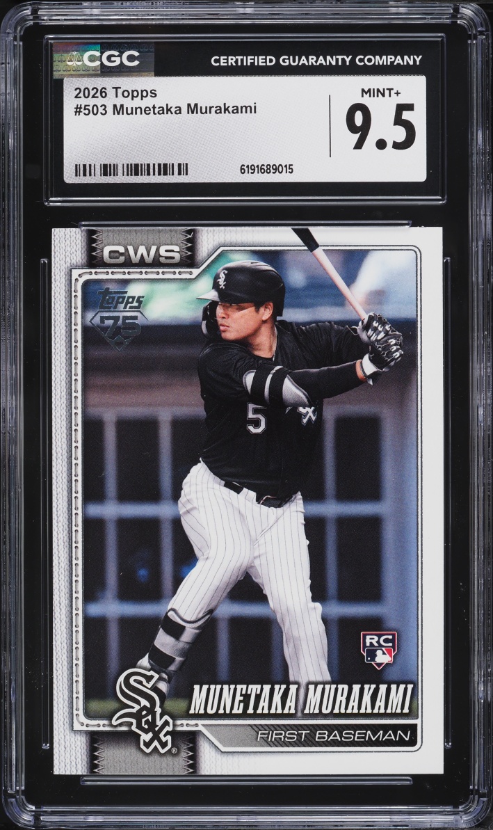 2026 Topps Munetaka Murakami ROOKIE #503 CGC 9.5 MINT+