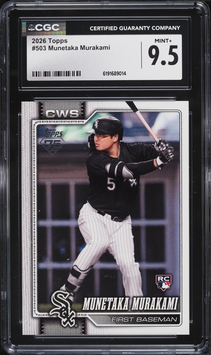2026 Topps Munetaka Murakami ROOKIE #503 CGC 9.5 MINT+