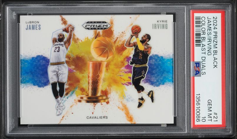 2015 Select Courtside Silver Prizm LeBron James #300 BGS 9.5 GEM