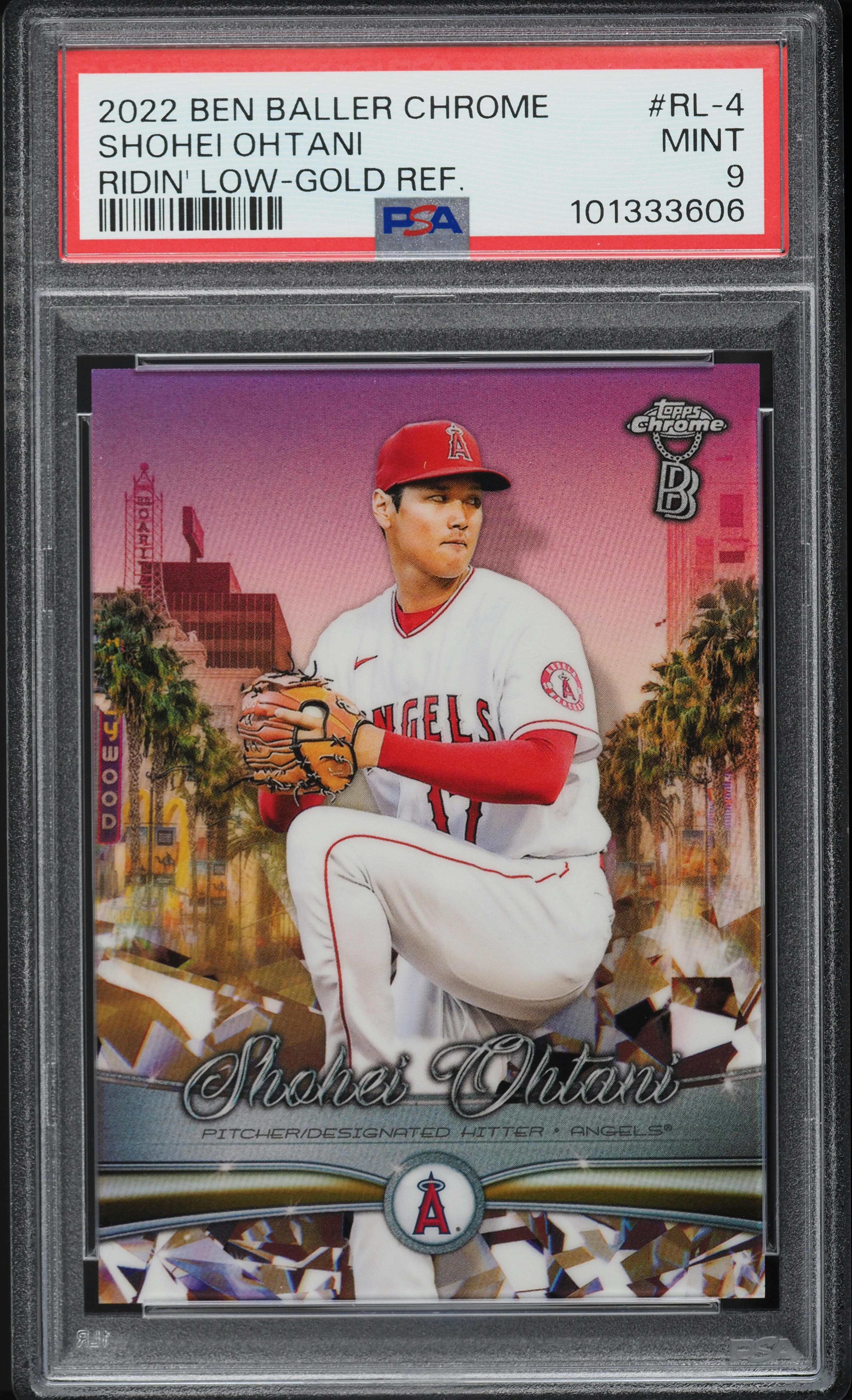2022 Topps Chrome Ben Baller Ridin' Low Gold Refractor