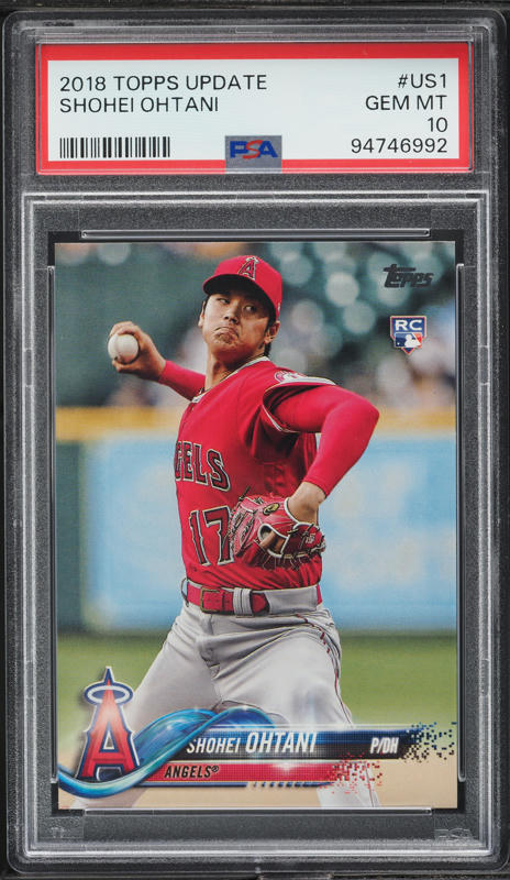2018 Topps Chrome Pink Refractor Shohei Ohtani ROOKIE #150 PSA 10