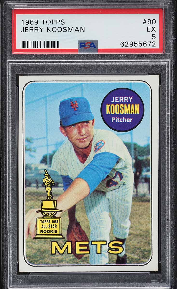 1969 Topps Jerry Koosmann #90 PSA 5 EX