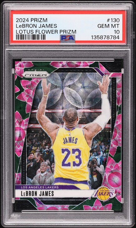 2024 Panini Prizm Deca Red LeBron James /199 #198 PSA 10 GEM MINT