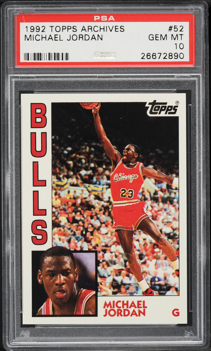 1992 Topps Archives Michael Jordan #52 PSA 10 GEM MINT