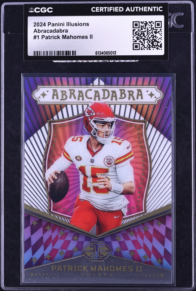2024 Panini Illusions Abracadabra Patrick Mahomes II #1 CGC AUTH