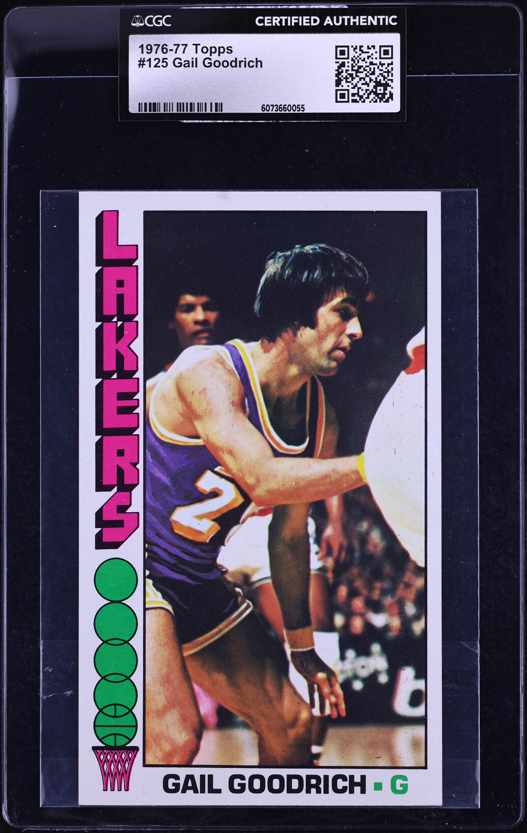 1976 Topps Basketball Gail Goodrich #125 CGC AUTH