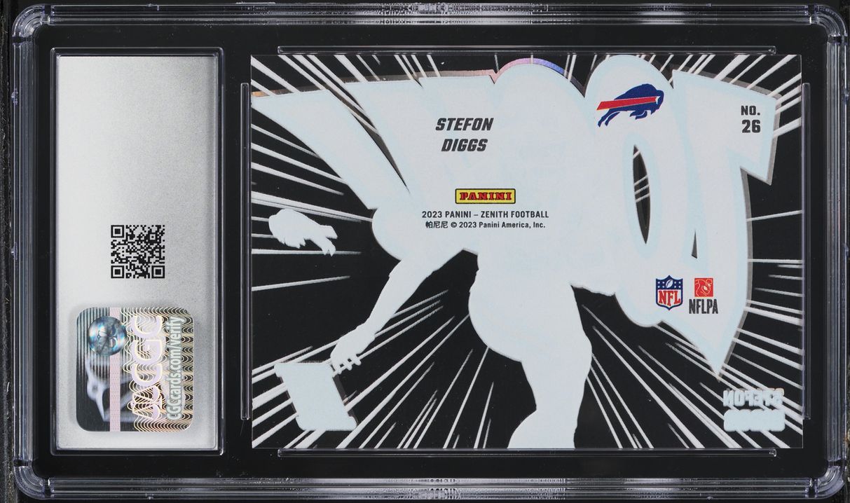 2023 Panini Zenith Zoom! Stefon Diggs #26 CGC 10 GEM MINT