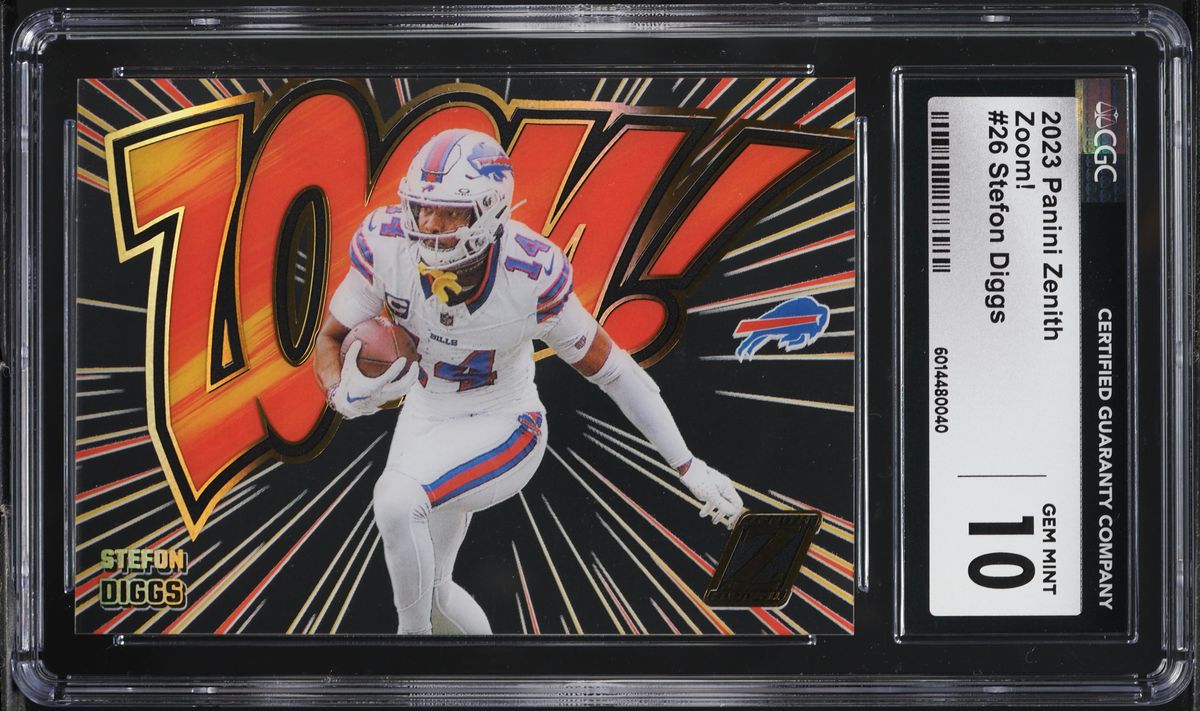 2023 Panini Zenith Zoom! Stefon Diggs #26 CGC 10 GEM MINT