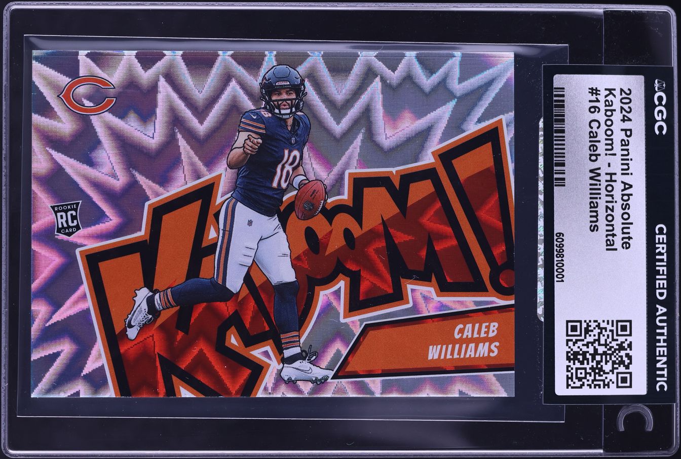 2024 Absolute Kaboom! Horizontal Caleb Williams ROOKIE #16 CGC AUTH