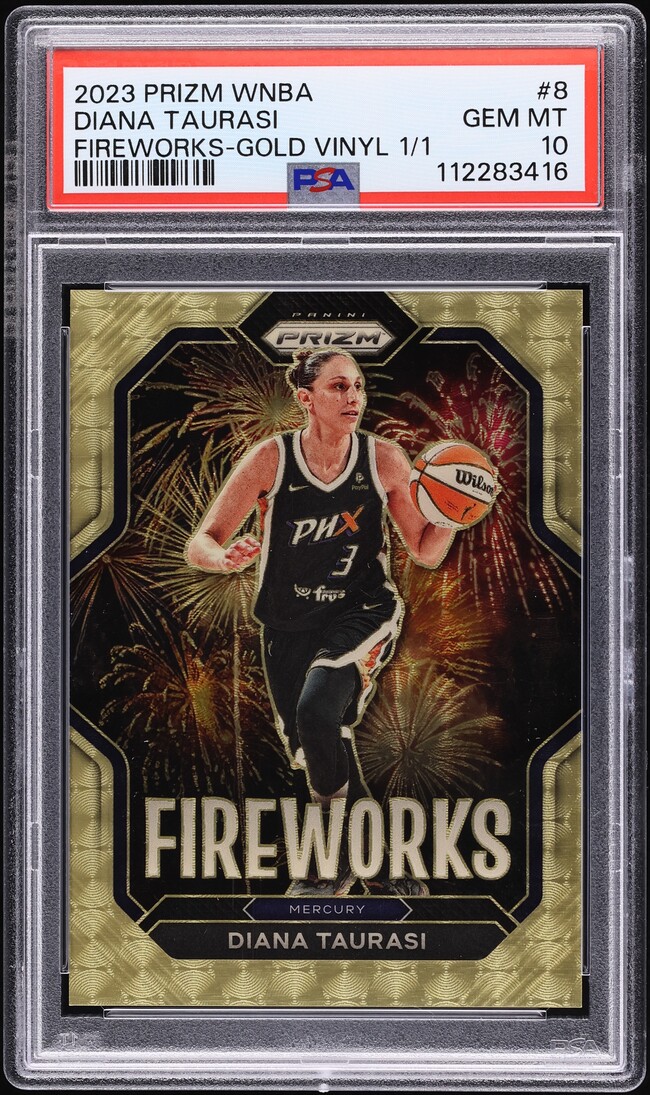 WNBA Diana Taurasi RC サインカード 2022 Prizm WNBA Diana Taurasi Signature Auto #SGDTS GOLD
