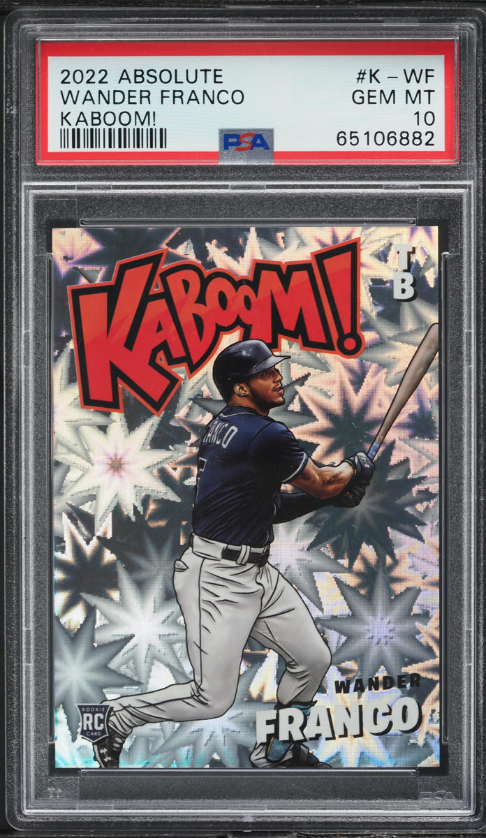 2022 Absolute Kaboom! Wander Franco ROOKIE #K-WF PSA 10 GEM MINT