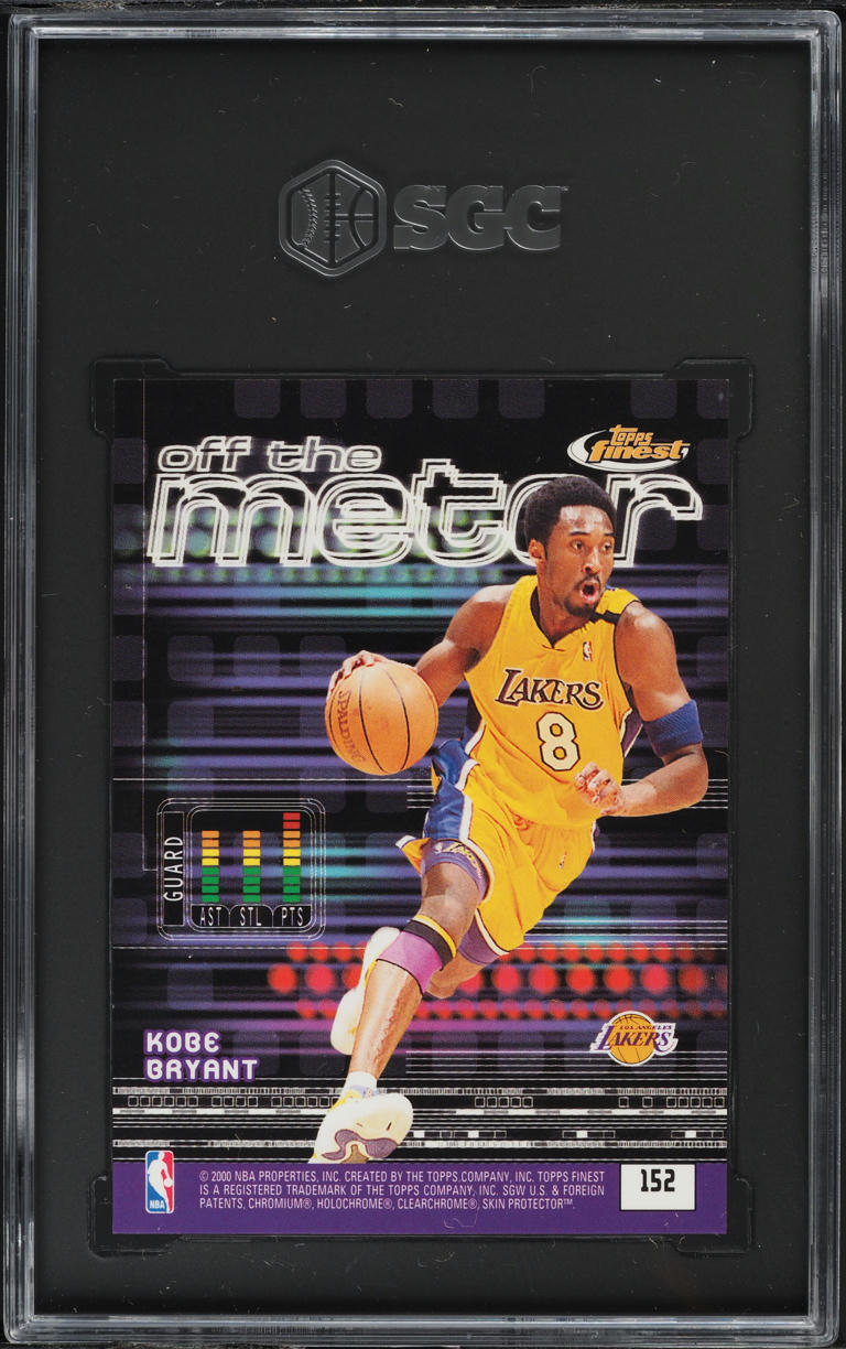 2000 Finest Off The Meter Vince Carter Kobe Bryant #152 SGC 7 NRMT