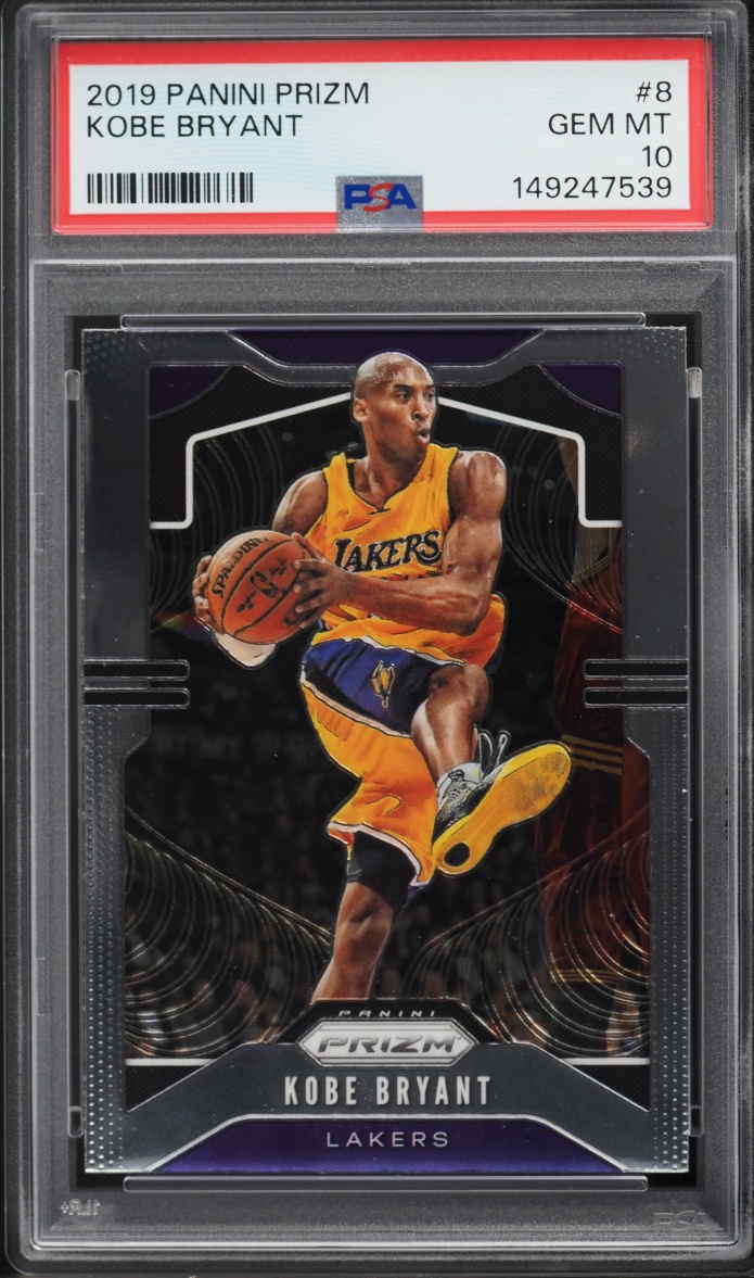 2019 Panini Prizm Kobe Bryant #8 PSA 10 GEM MINT