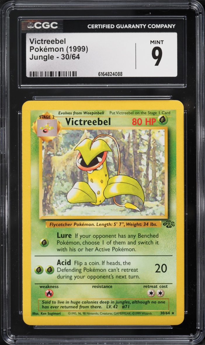 1999 Pokemon Jungle Victreebel #30 CGC 9 MINT