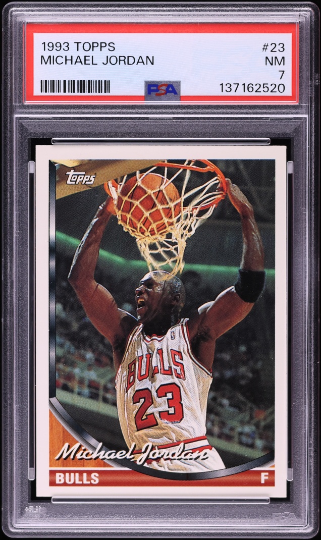 1993 Topps Basketball Michael Jordan #23 PSA 7 NRMT