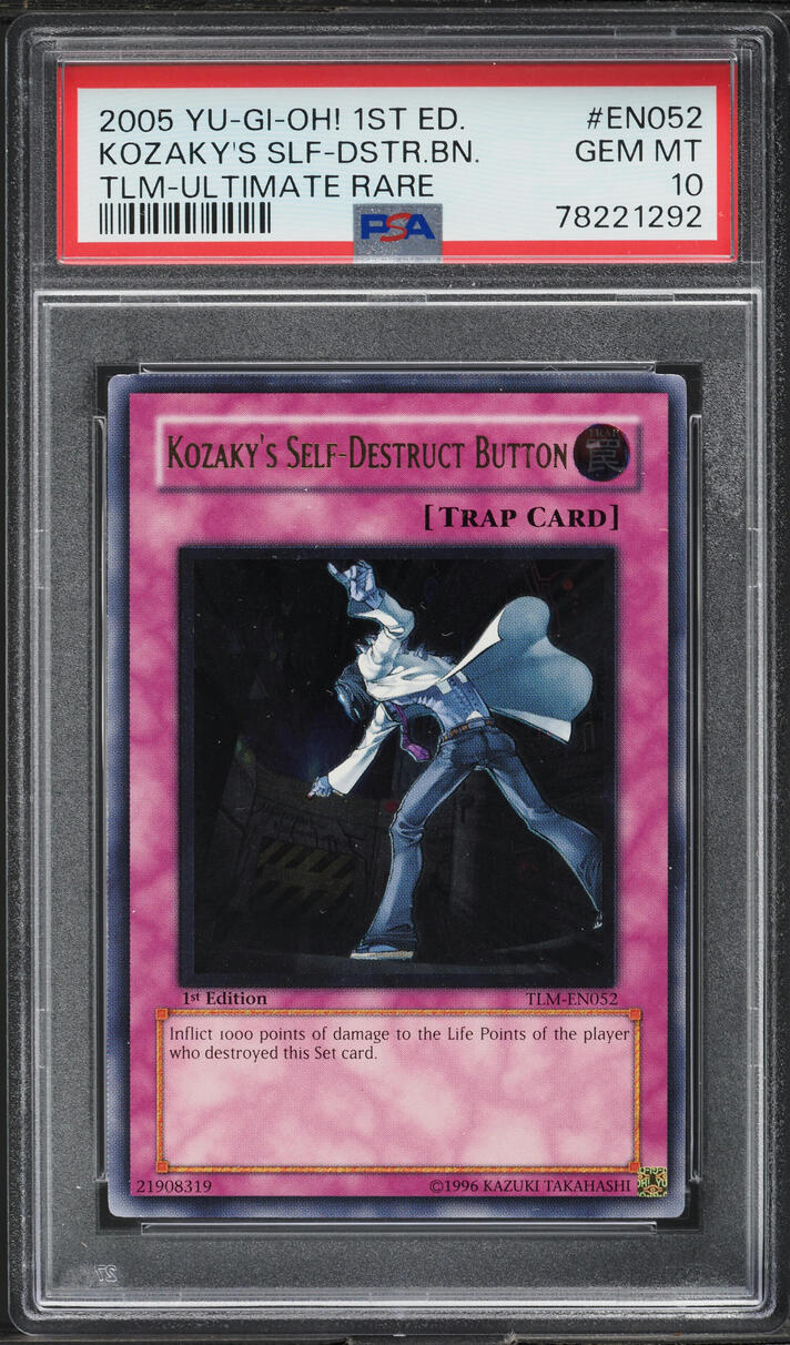 2005 Yu-Gi-Oh! TLM 1st Edition Kozaky's Self-Destruct Button #TLM-EN052 ...