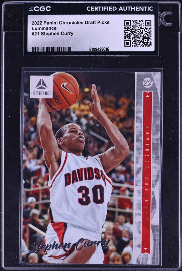 2022 Panini Chronicles Purple Stephen Curry /49 #366 PSA 9 MINT on