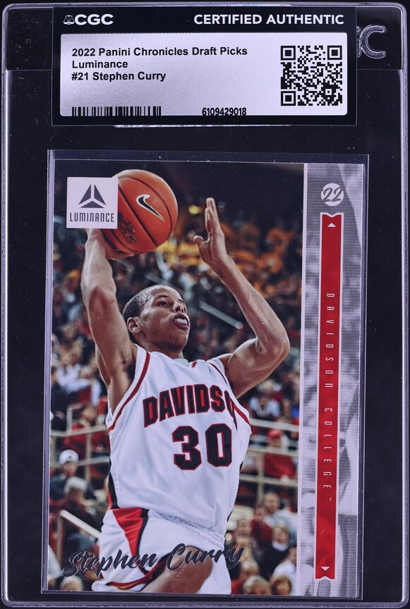 2022 Panini Chronicles Purple Stephen Curry /49 #366 PSA 9 MINT on