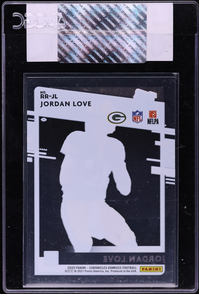 2020 Panini Chronicles Clearly Donruss Jordan Love ROOKIE #RR-JL CGC AUTH