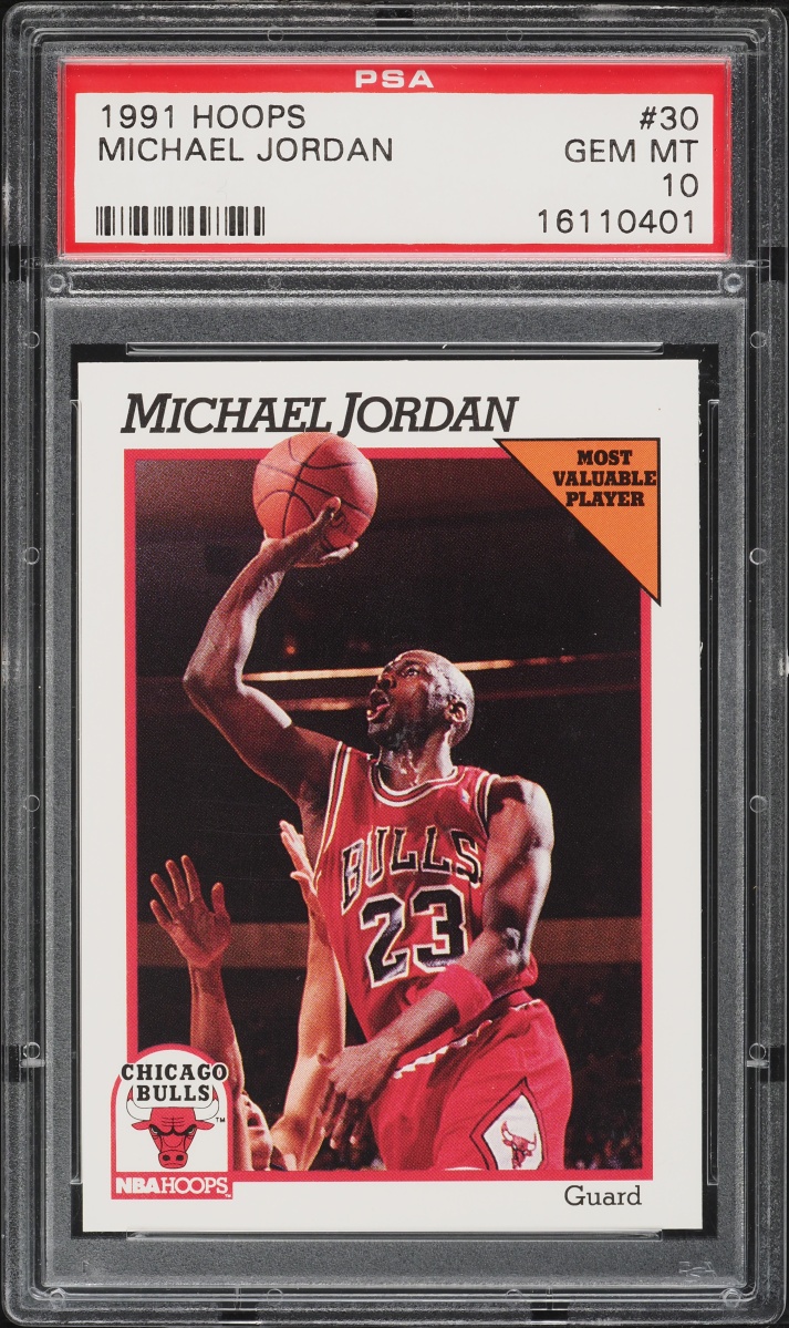1991 Hoops Michael Jordan #30 PSA 10 GEM MINT