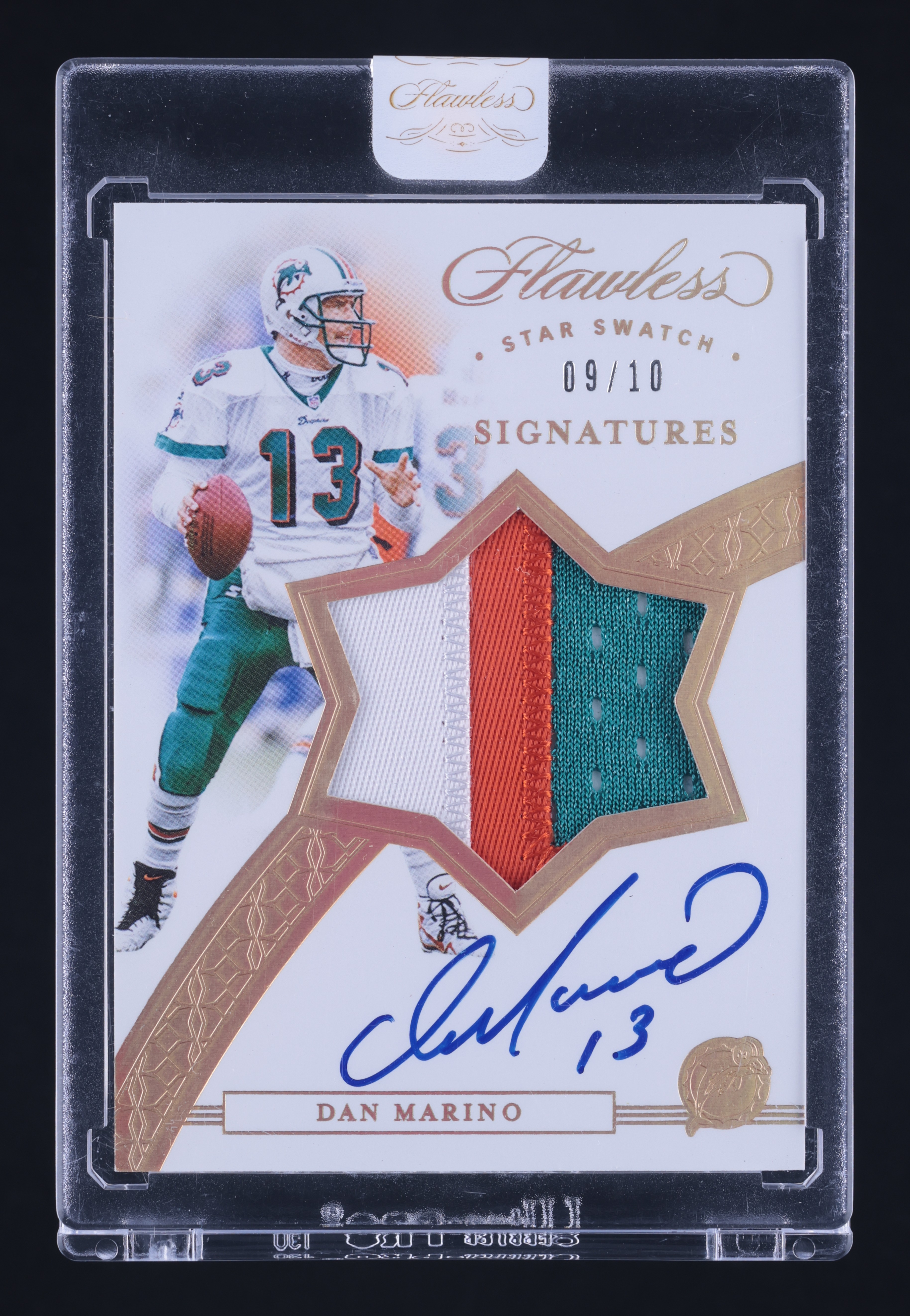 2020 Panini Flawless Star Swatch Dan Marino PATCH AUTO /10 #SSS