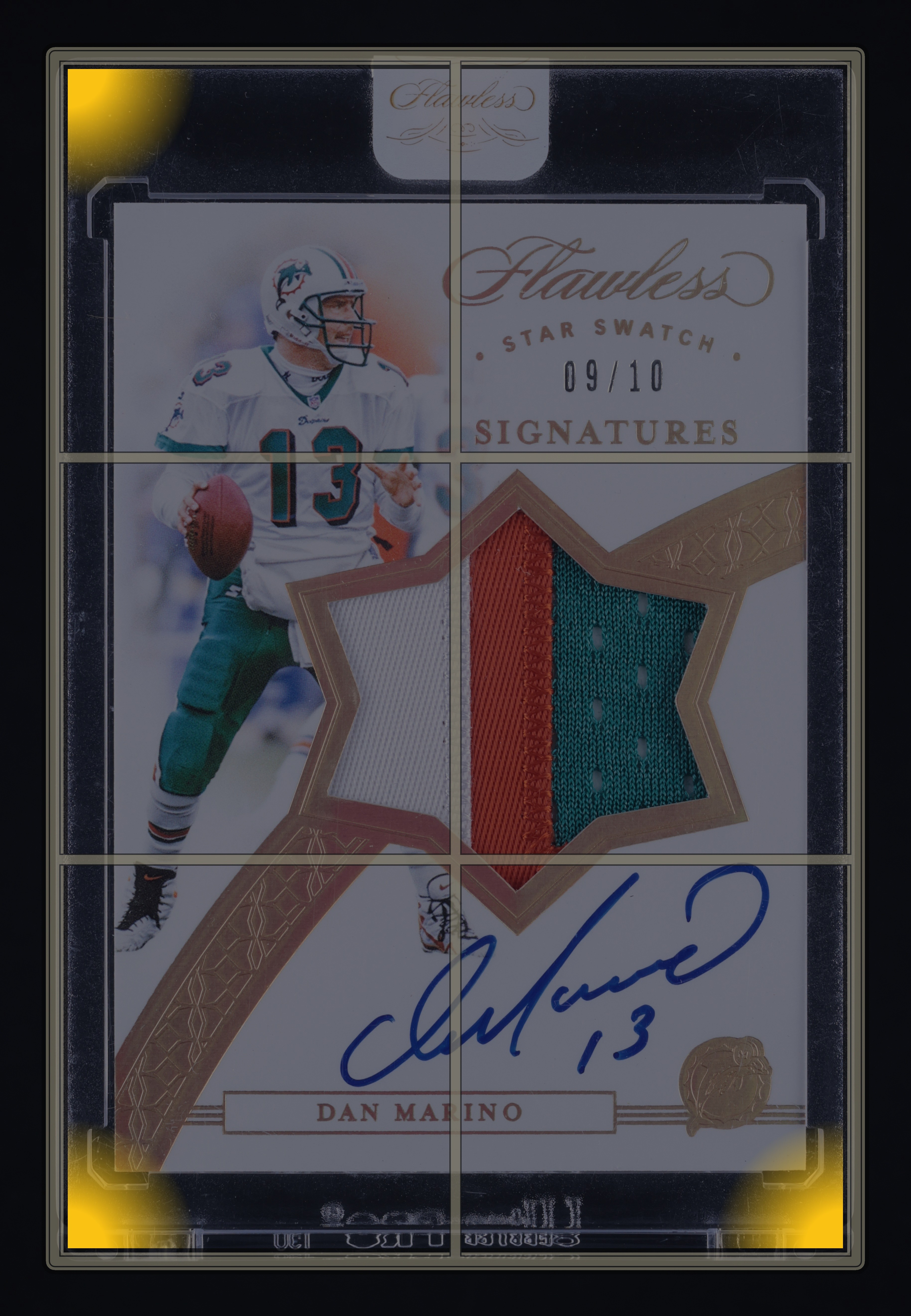 2020 Panini Flawless Star Swatch Dan Marino PATCH AUTO /10 #SSS