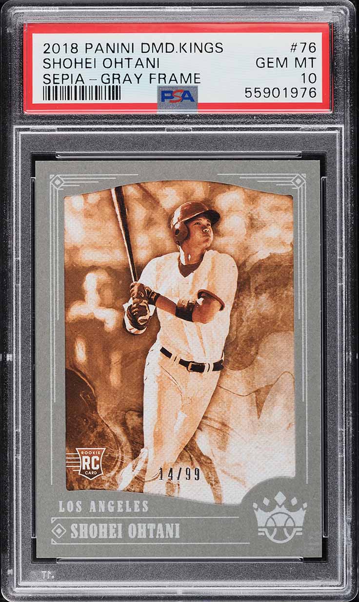 2018 Panini Diamond Kings Name In Japanese Shohei Ohtani ROOKIE