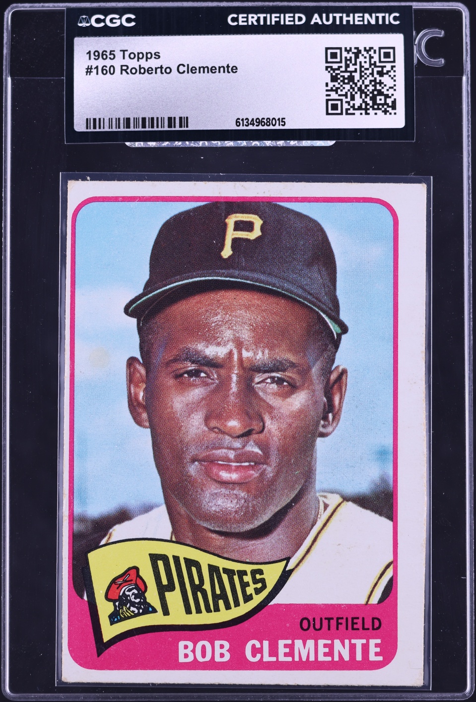 1965 Topps Roberto Clemente #160 CGC AUTH